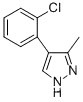 Molecular Structure of 667400-39-7 (4-(2-Chlorophenyl)-3-methyl-1H-pyrazole)